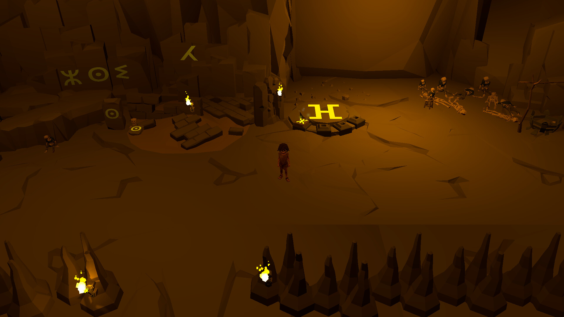 遊戲中壯闊的地下宮殿場景