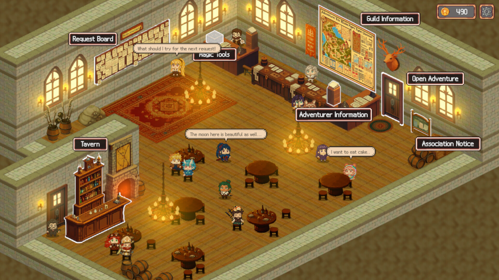 冒險者對話與劇情演出