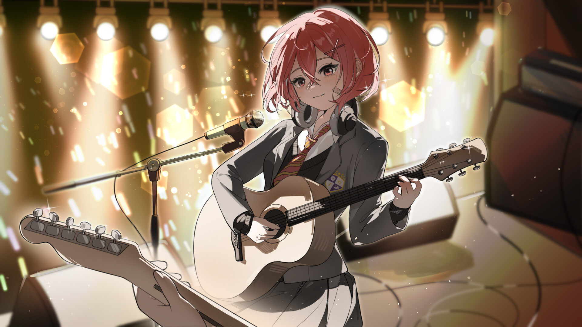 遊戲對話場景，角色表情生動