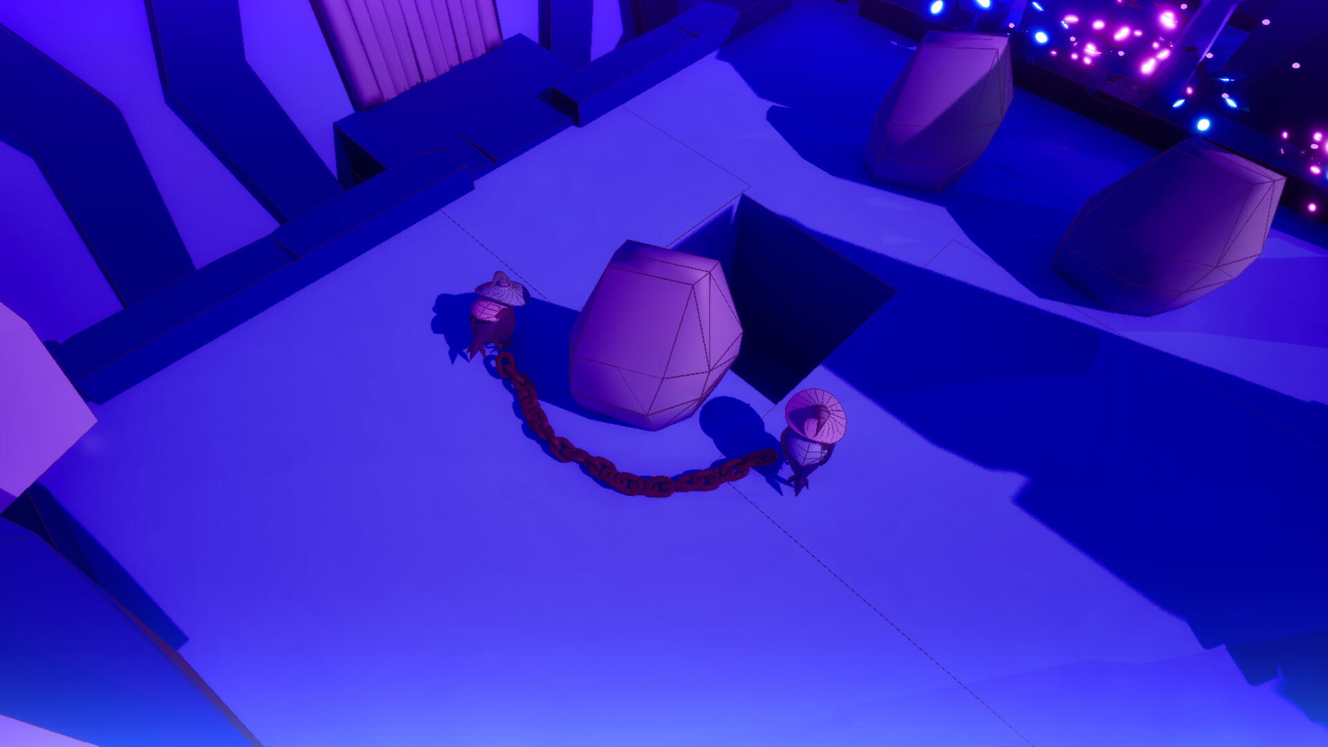 遊戲場景充滿童話色彩與物理互動機關