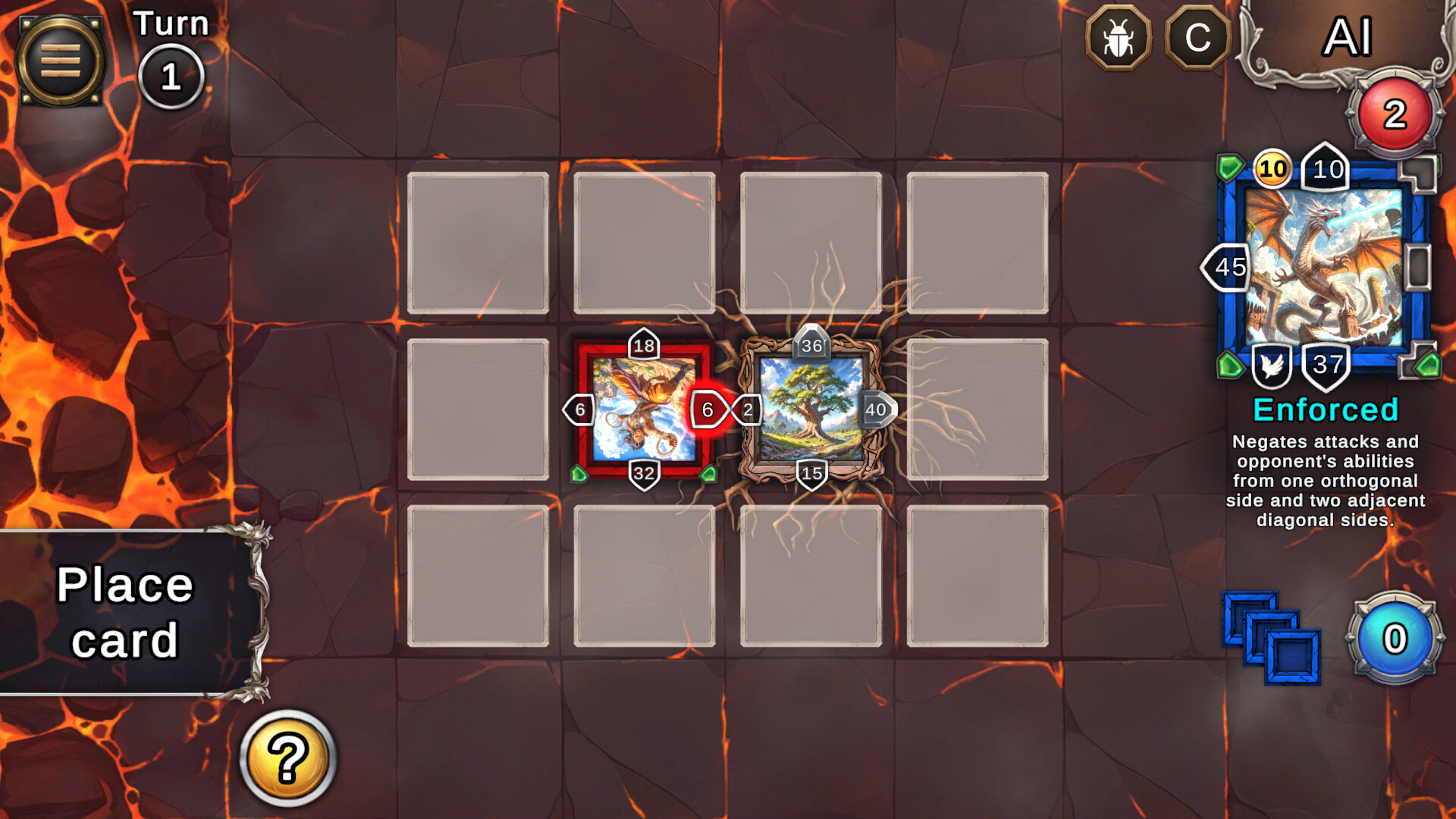 卡牌部署與策略介面