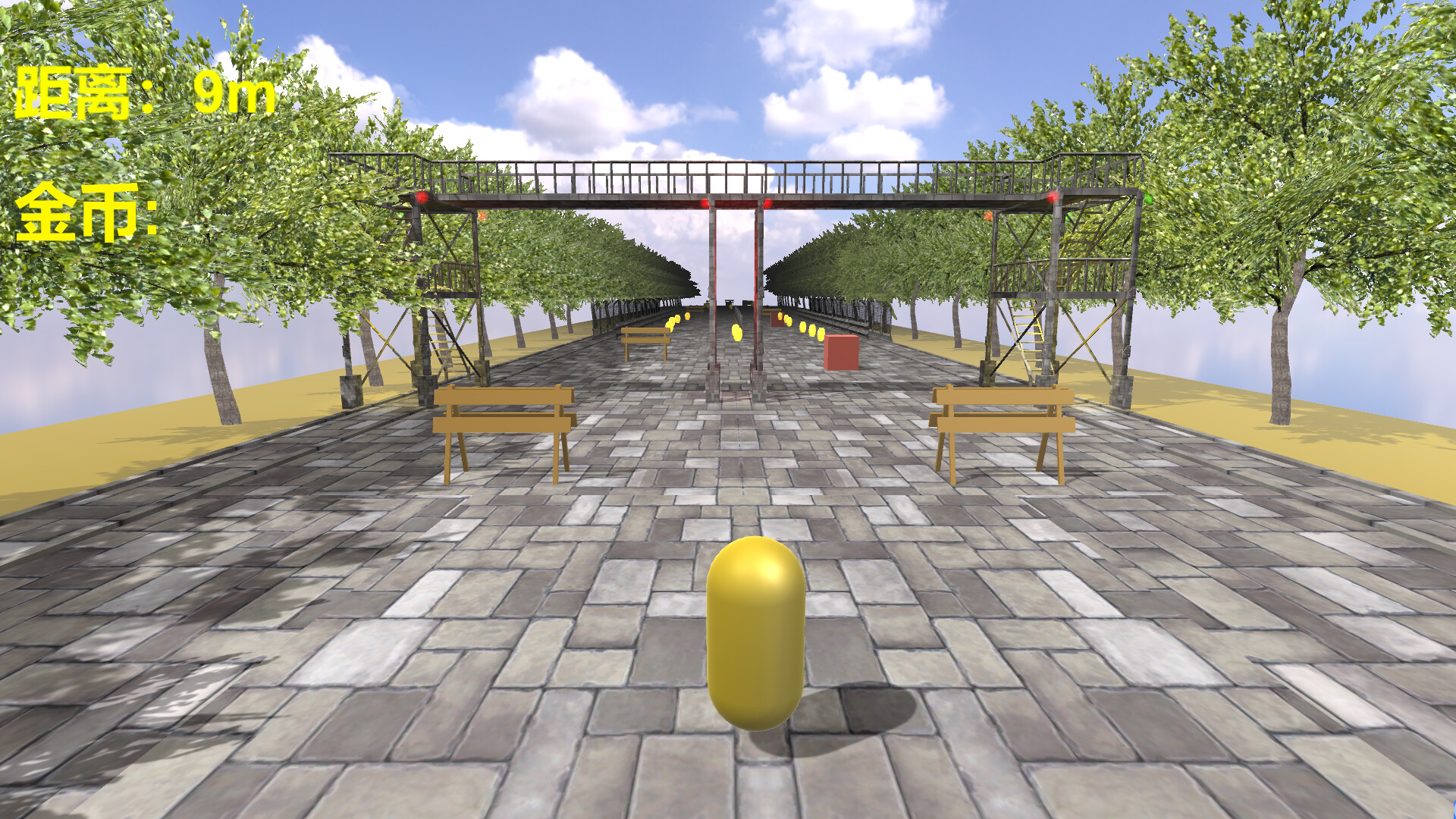 障礙物避讓機制展示