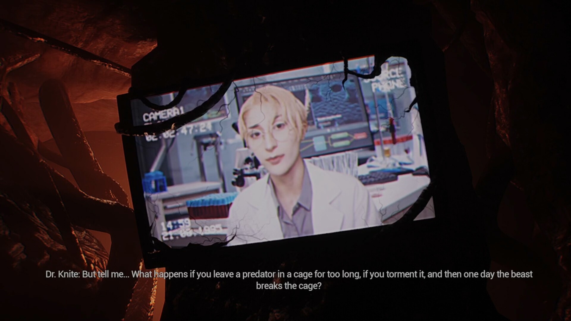 扭曲的視覺風格與光影效果