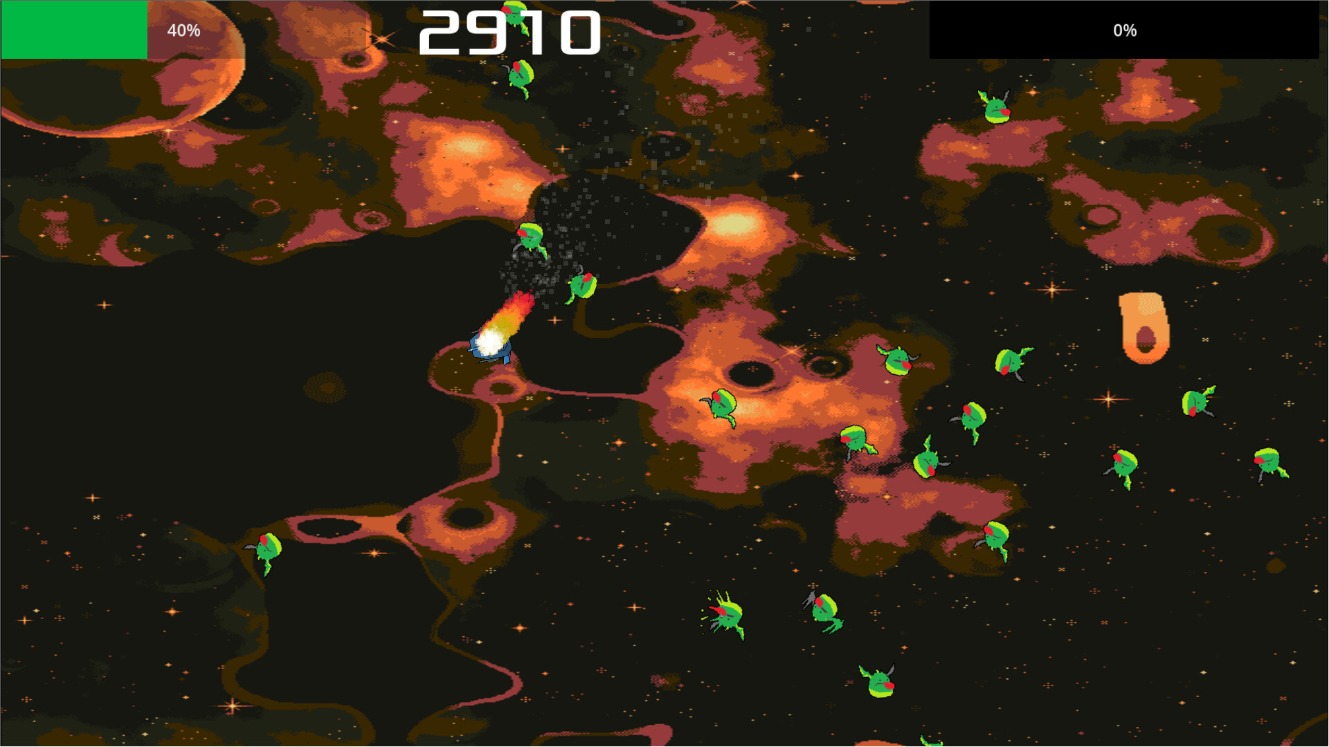 AstroWars 多樣化的怪物種類