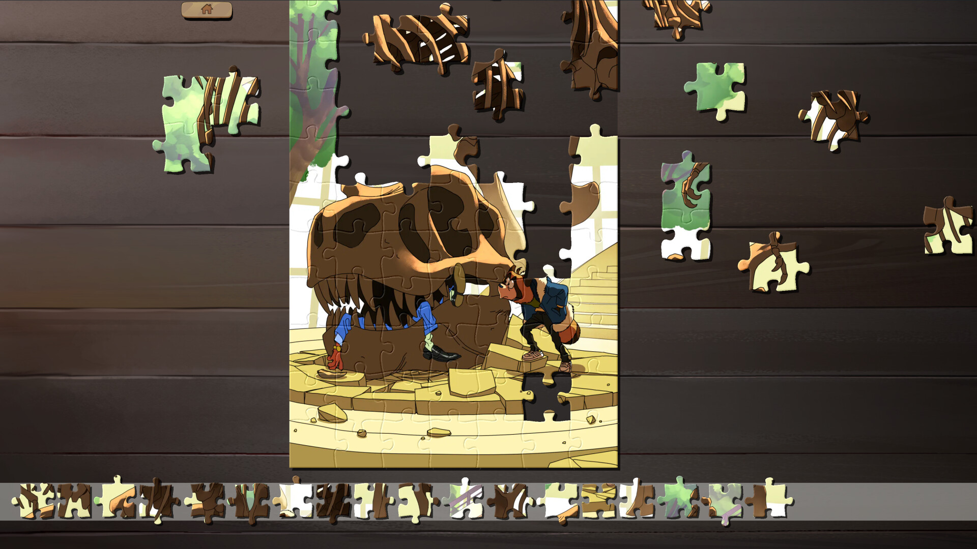 玩家需要透過拼圖來還原犯罪現場與線索