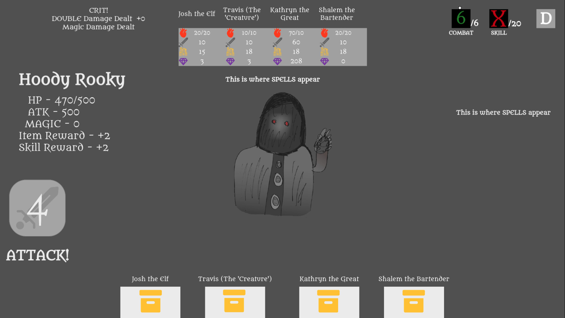 華麗的戰鬥特效與技能卡牌