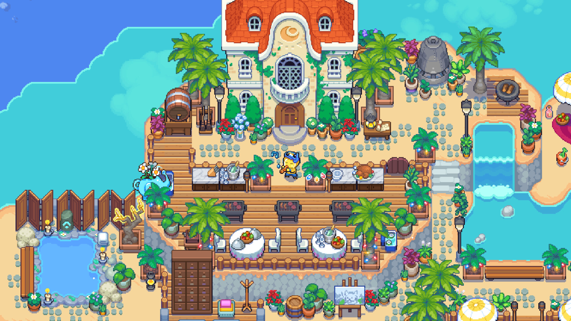 Moonstone Island 遊戲場景