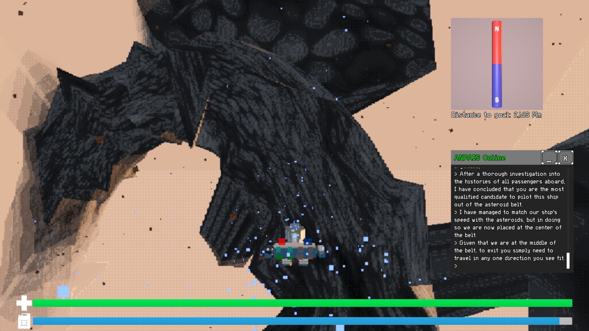 充滿未知的飛船駕駛艙介面