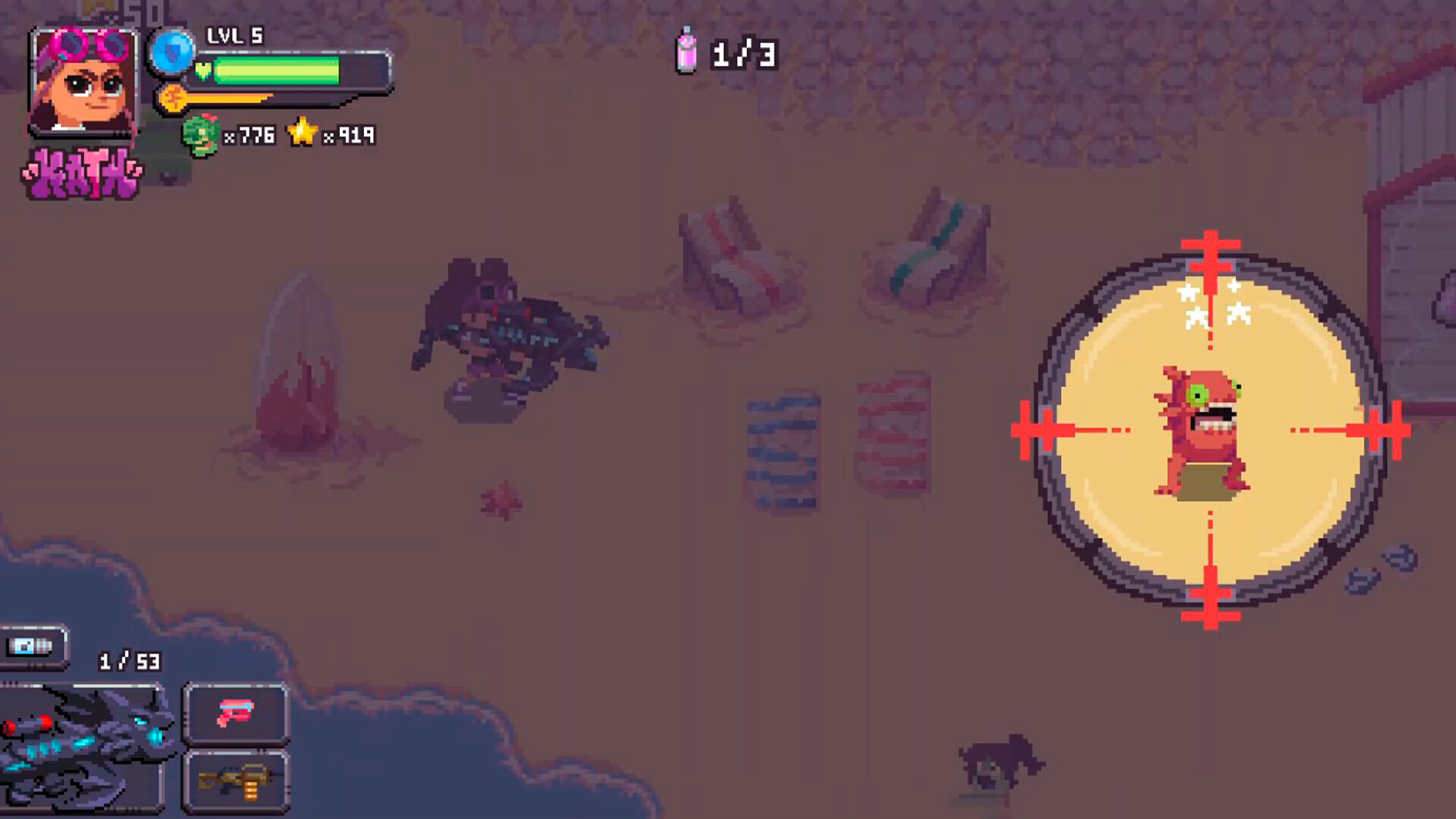 遊戲實機戰鬥畫面 3