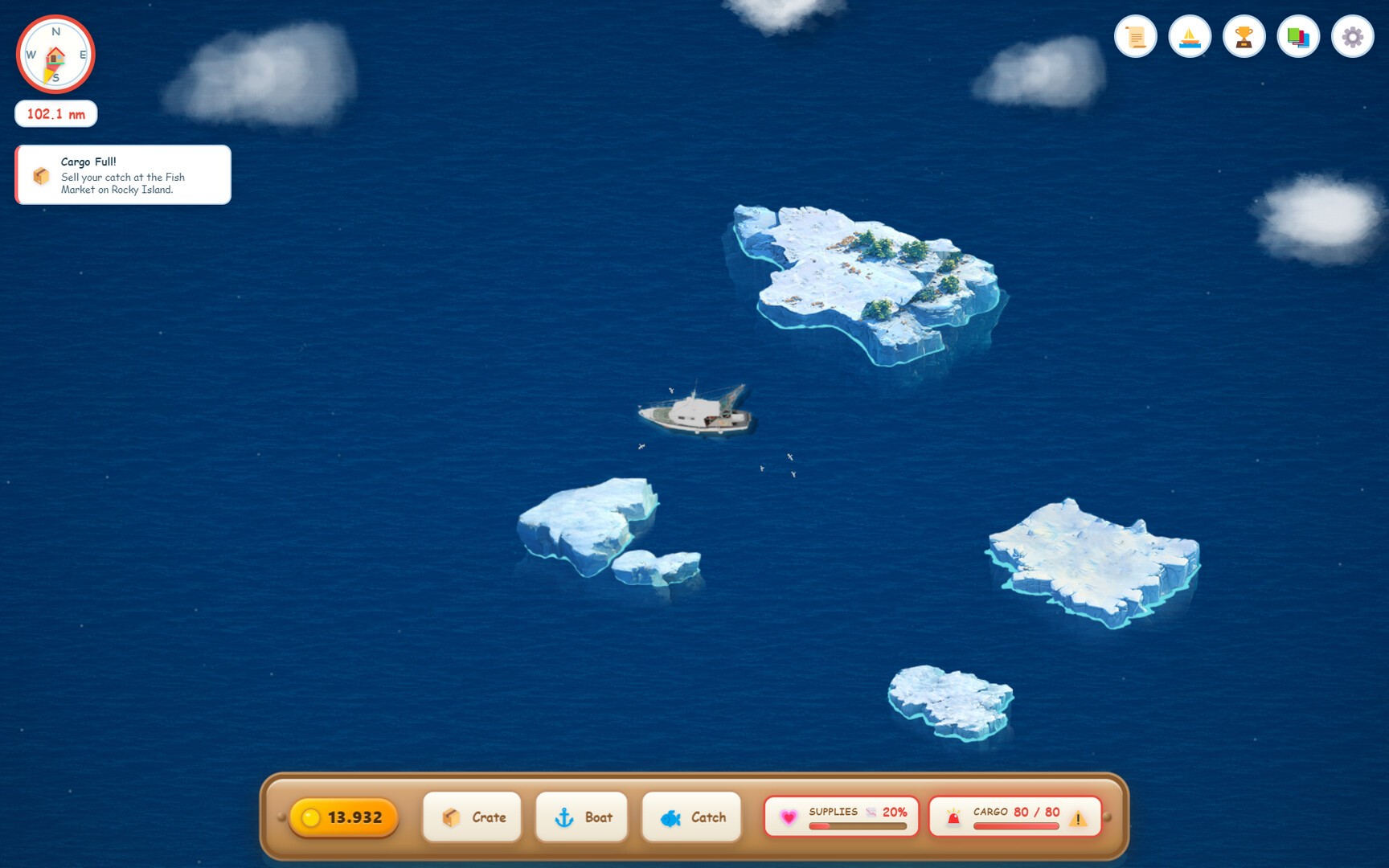 豐富的魚類收集系統