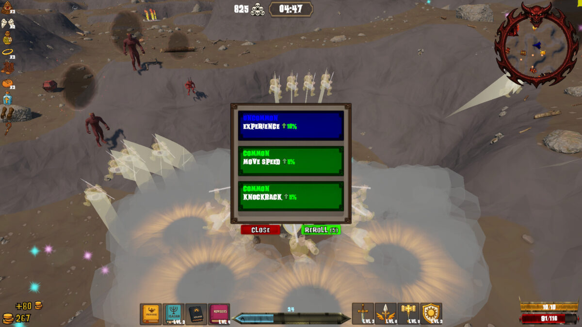 絢麗的技能特效與敵人彈幕