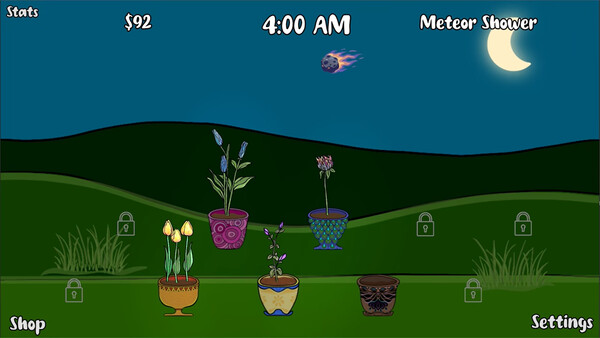 FloraLumina 遊戲截圖 - 花室角落