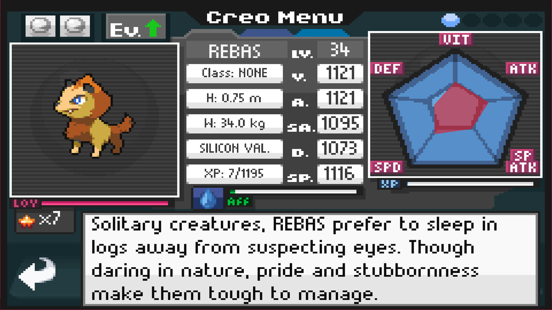 充滿像素風格的城鎮場景