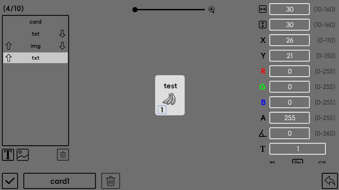Card Master 遊戲畫面