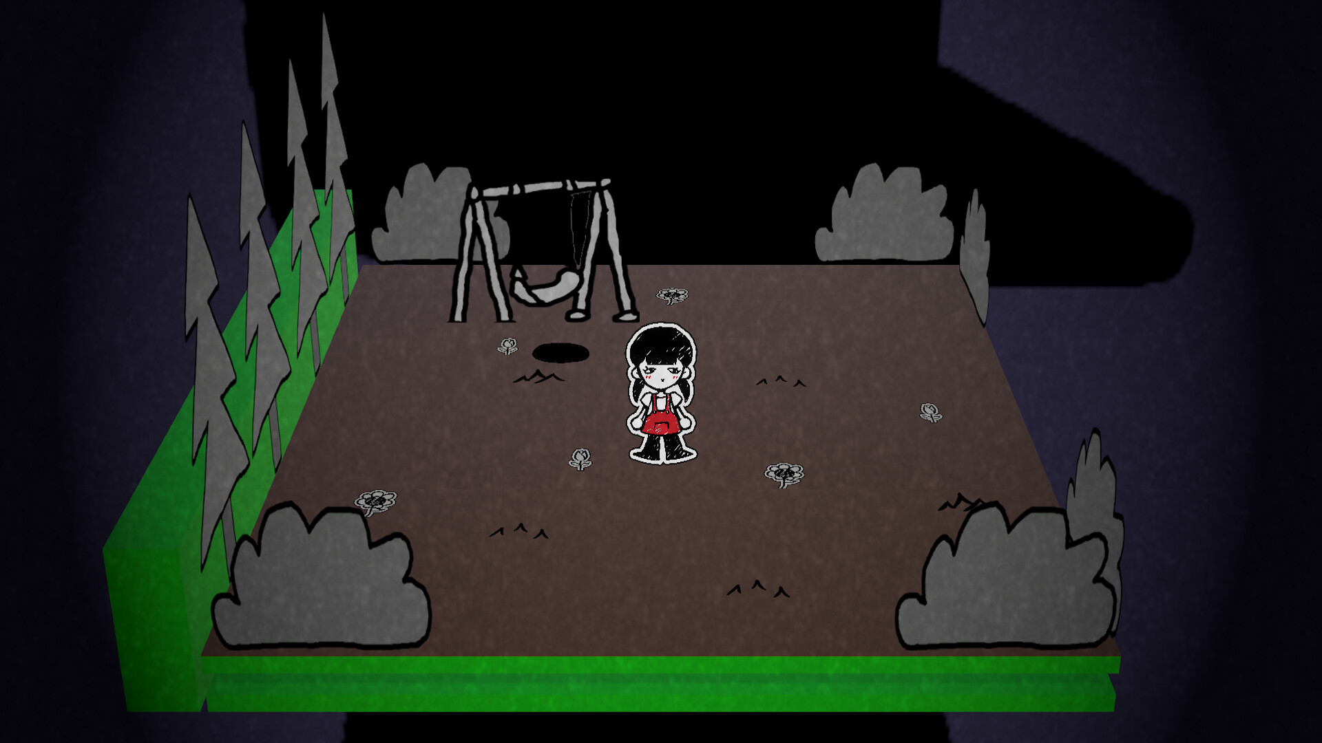 Rosie 遊戲截圖：與神祕生物的互動