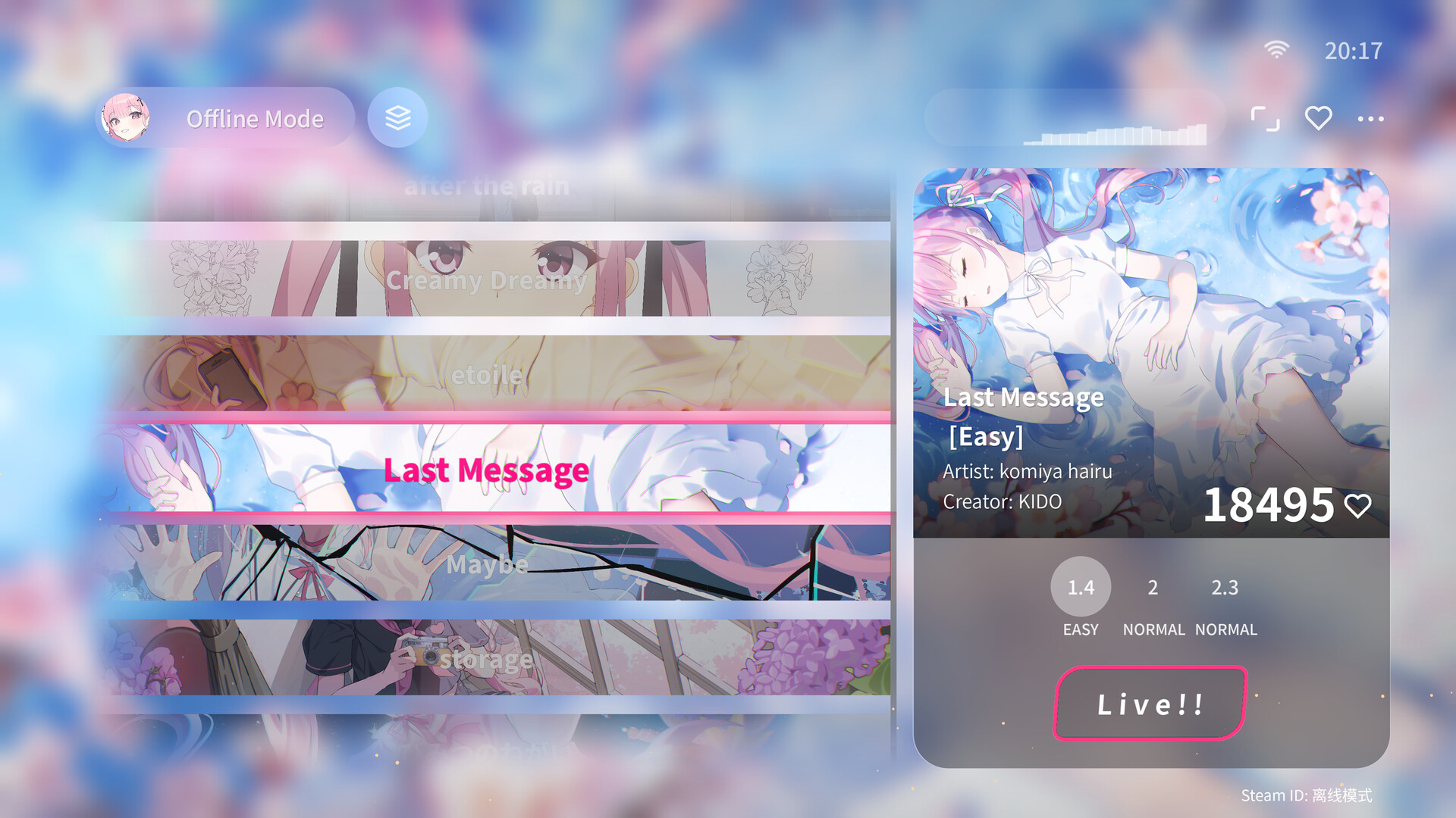 Live Rise!!: 4K Fever 遊戲遊玩畫面截圖 2