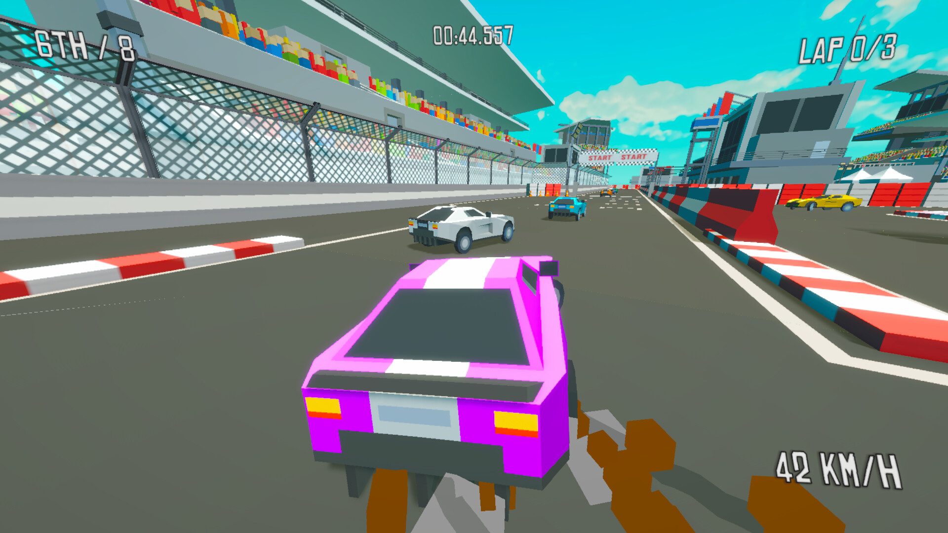 賽道環境與光影細節