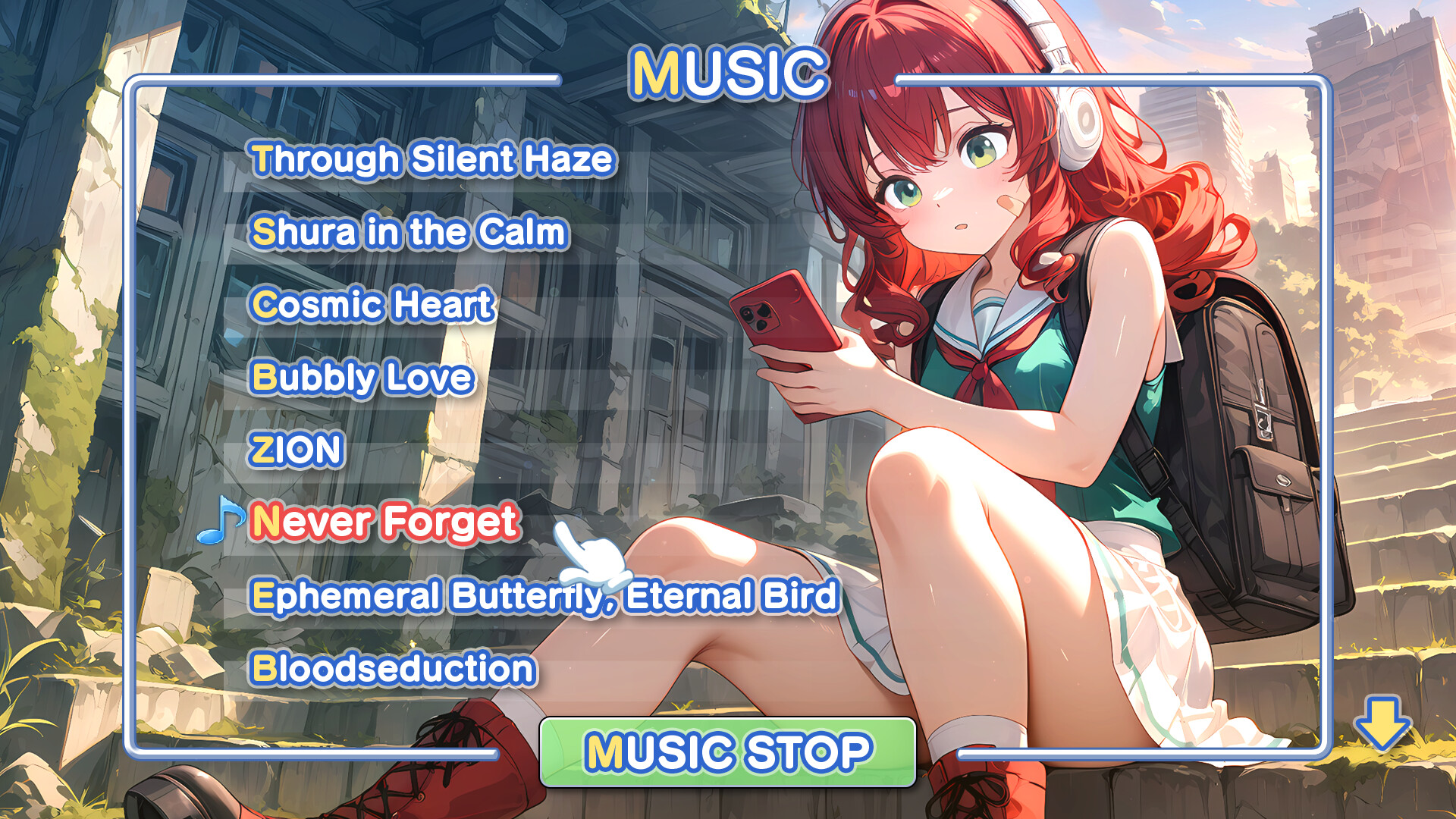 末日新生的綠意與少女