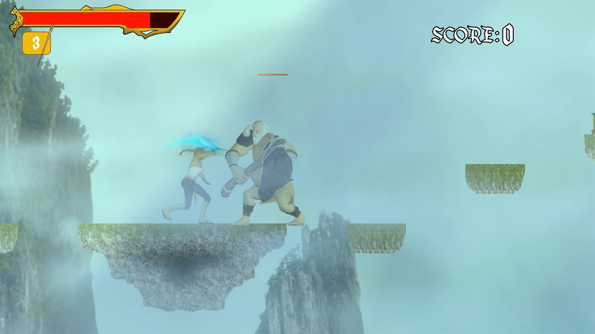 夜晚場景下的流暢戰鬥