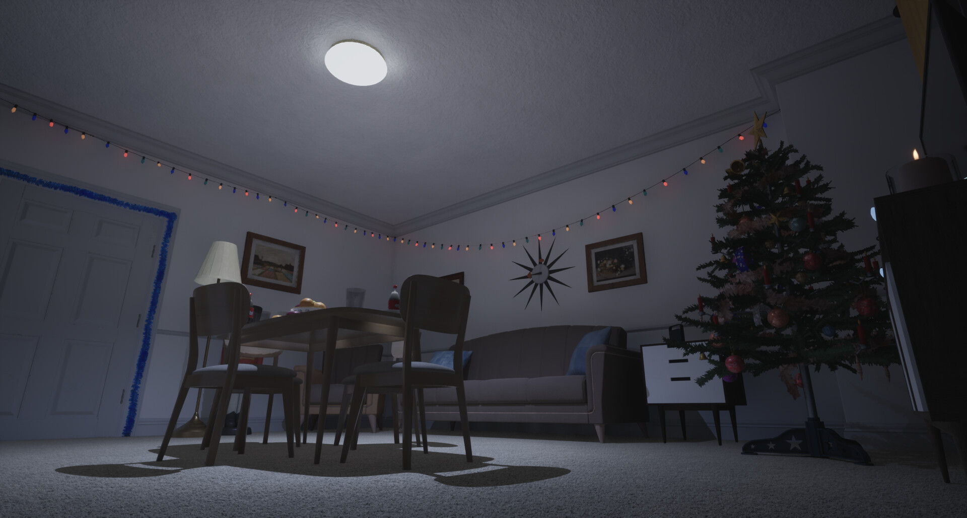 遊戲場景中細緻的紋理與光影效果