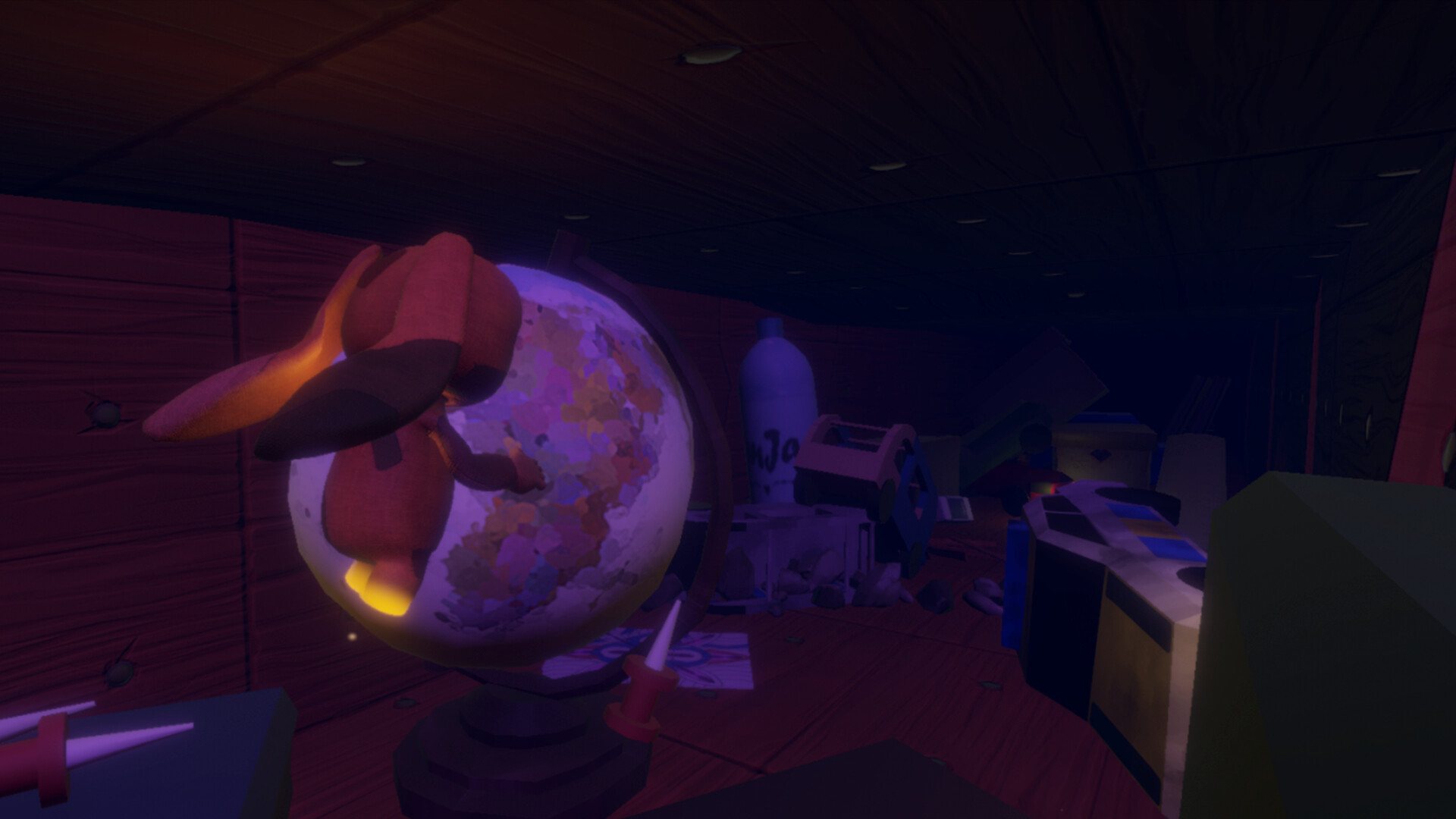 環境細節展現出的陰鬱氣氛