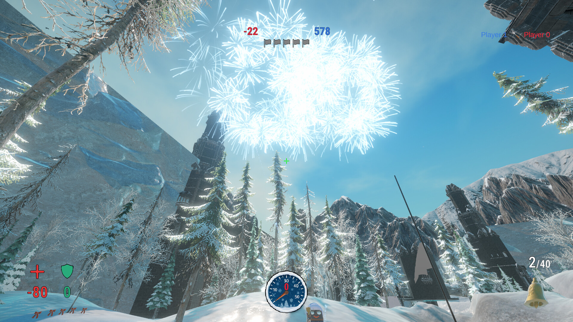 精緻的場景細節與冬季氛圍