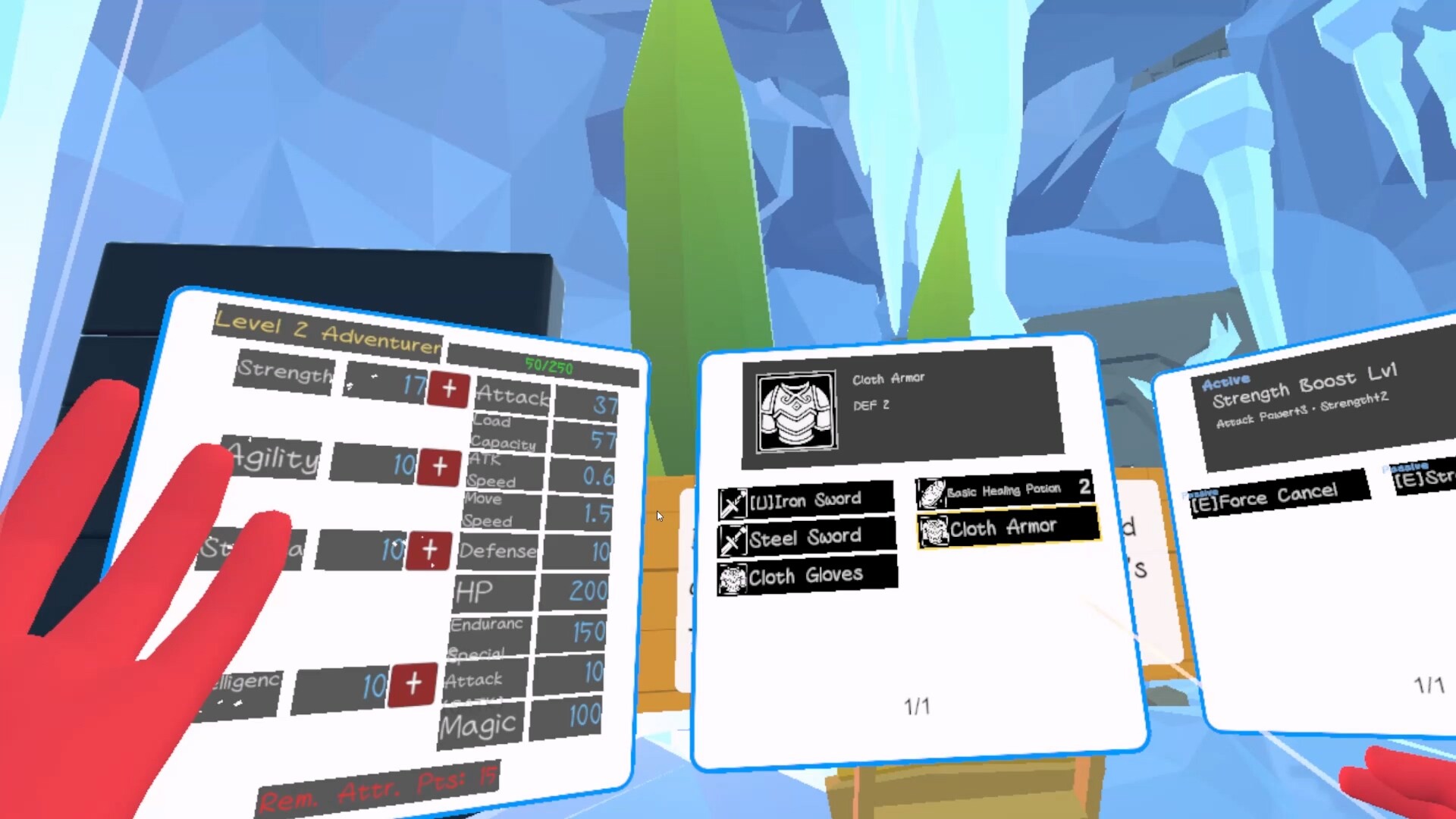 Sword World VR 地城探索畫面