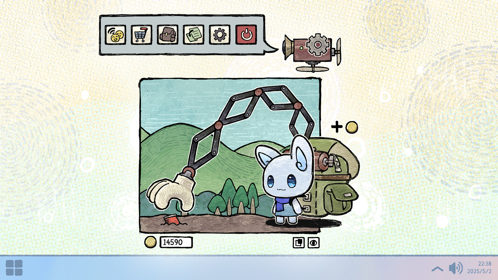 Eggo 在不同場景中探險