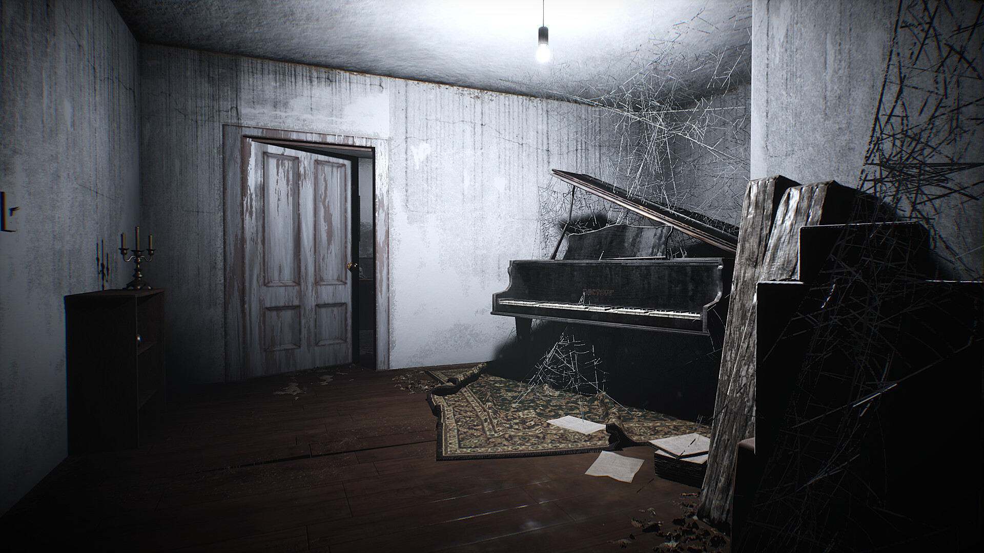 陰森宅邸的內部環境細節