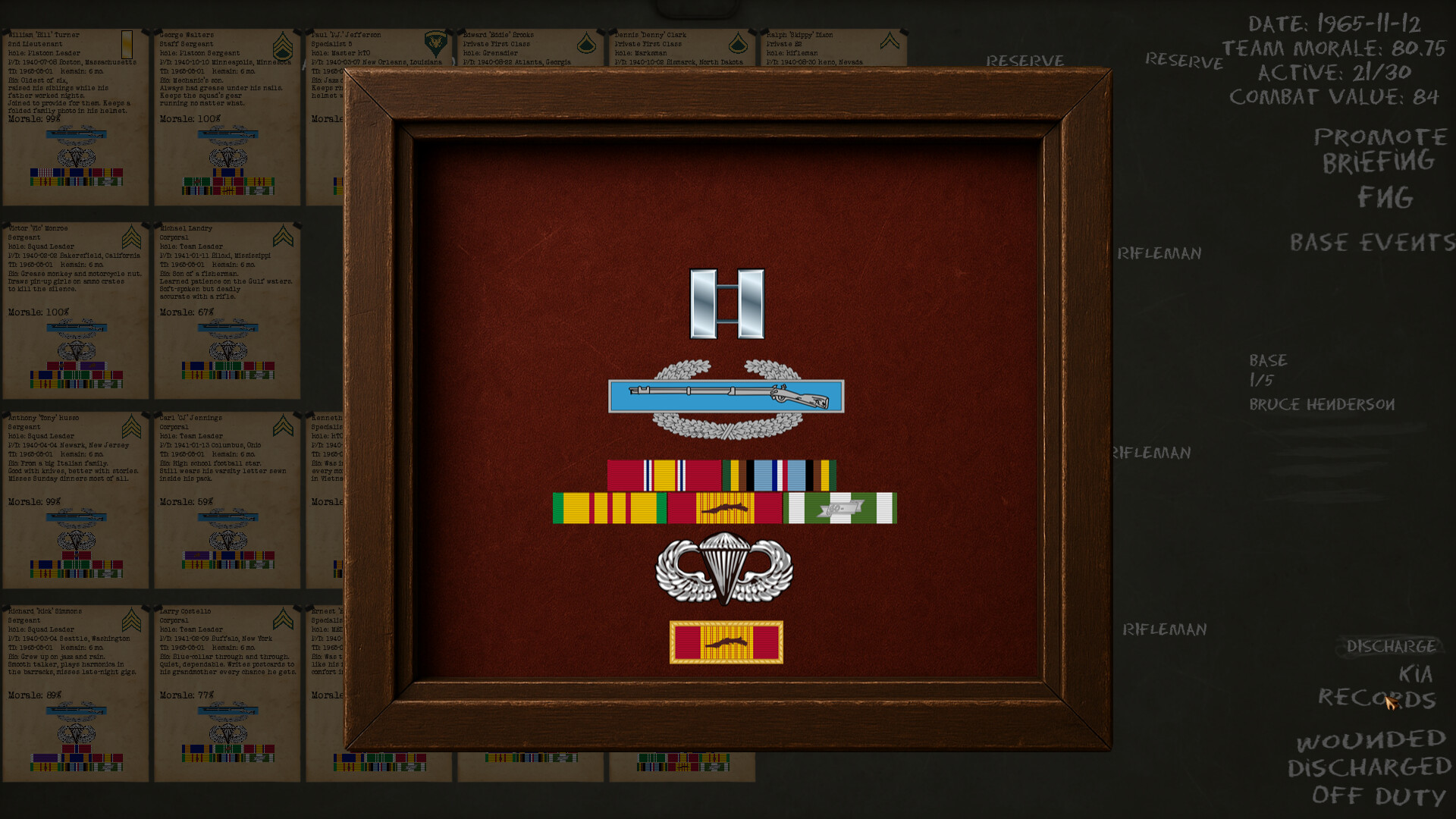 戰報顯示任務結果與傷亡狀況