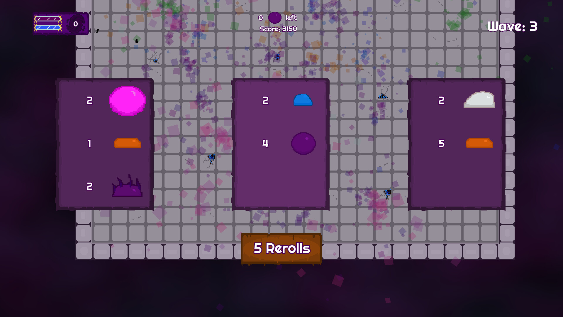 遊戲後期的混亂場面