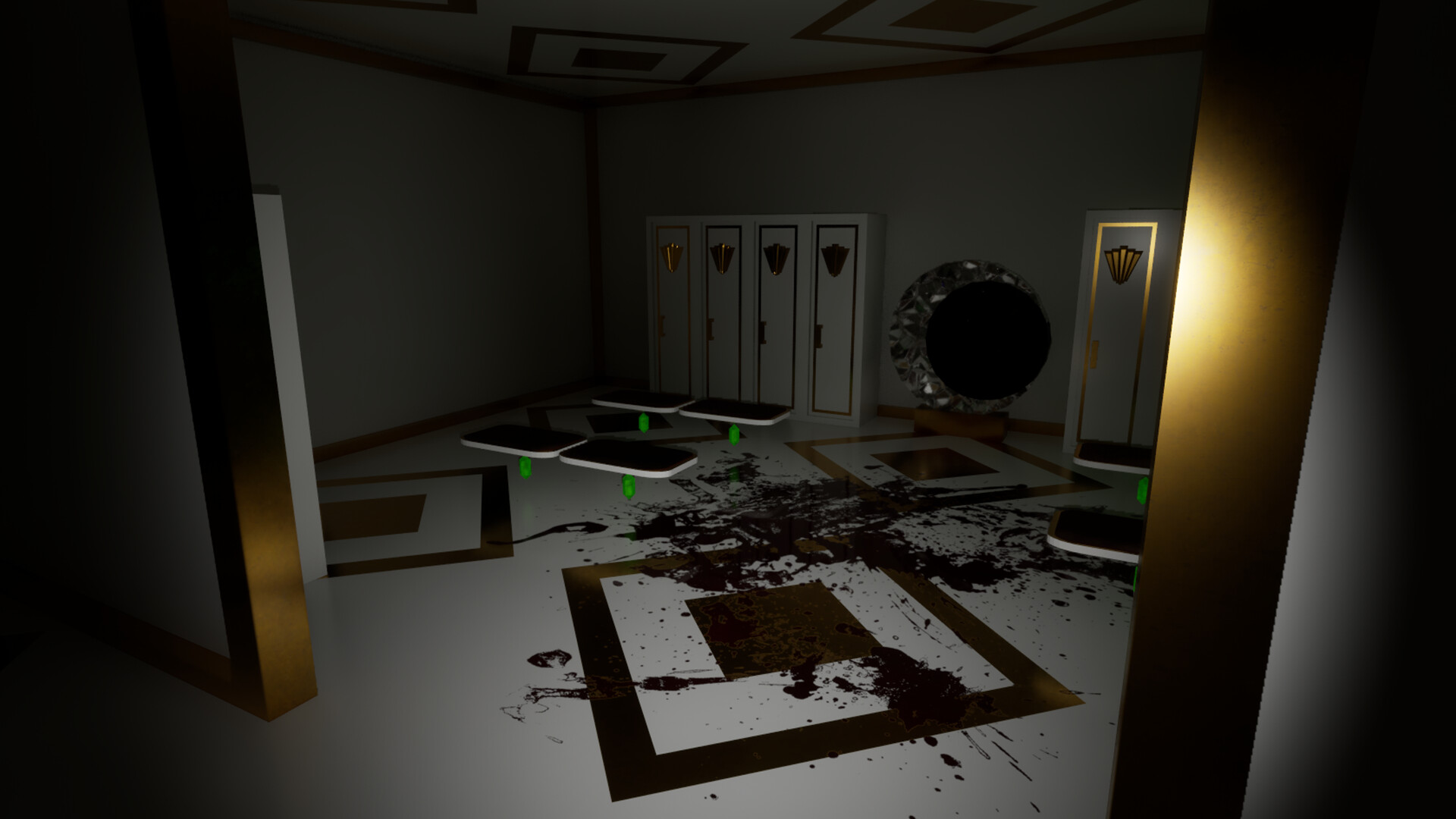 Why? - Chapter 1 遊戲實際截圖 - 牆上的神祕血跡