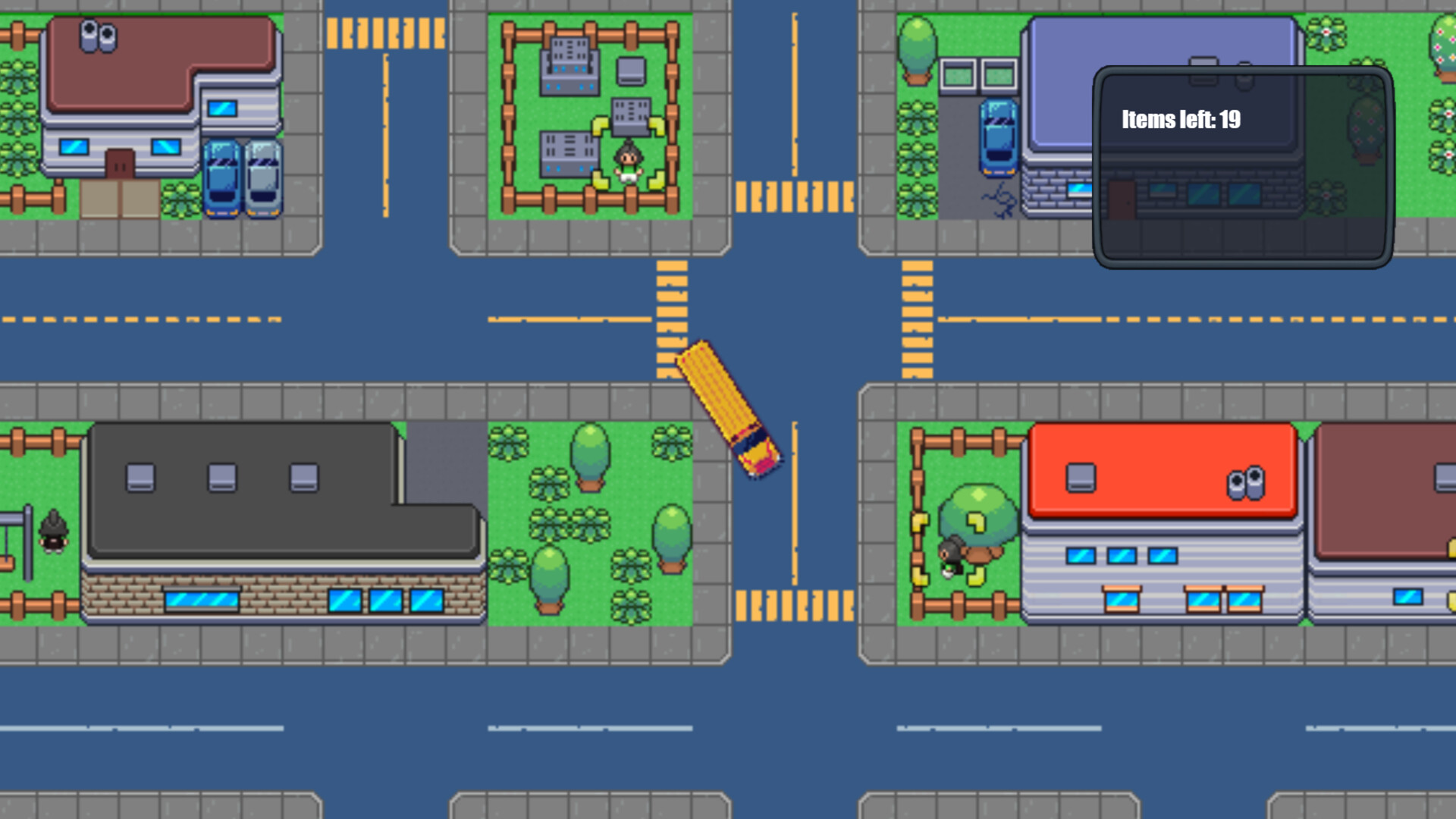 校車在田野間疾馳的情景