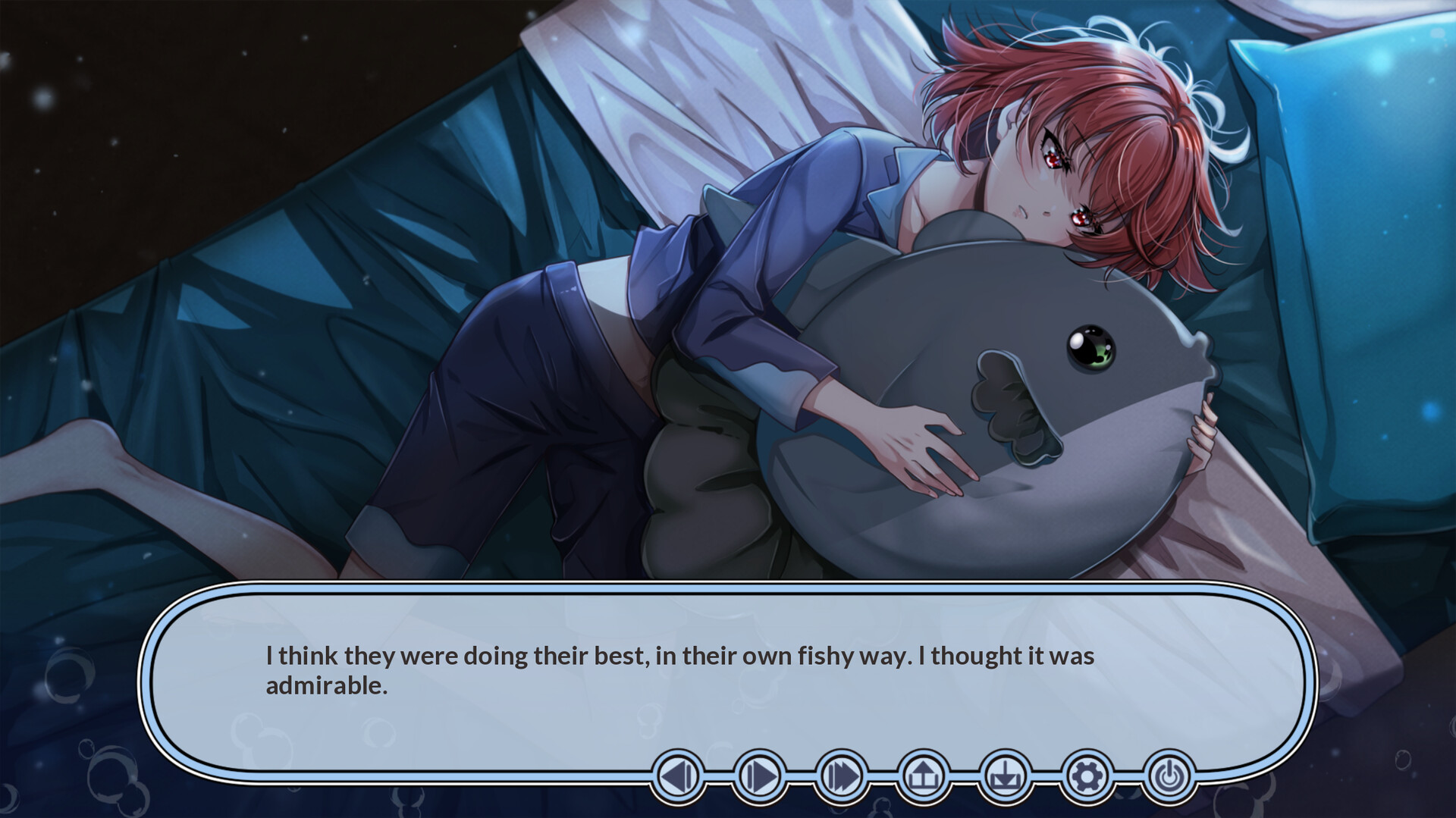 充滿神祕感的海邊夜晚