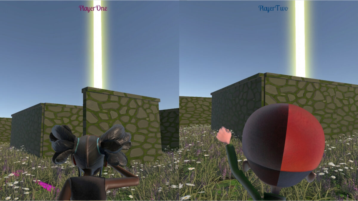 遊戲中的迷宮場景截圖