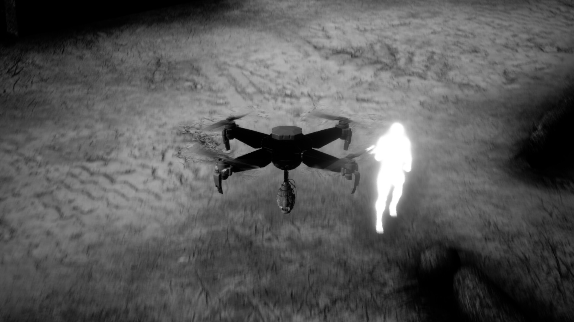 Night Drone 城市廢墟戰鬥截圖