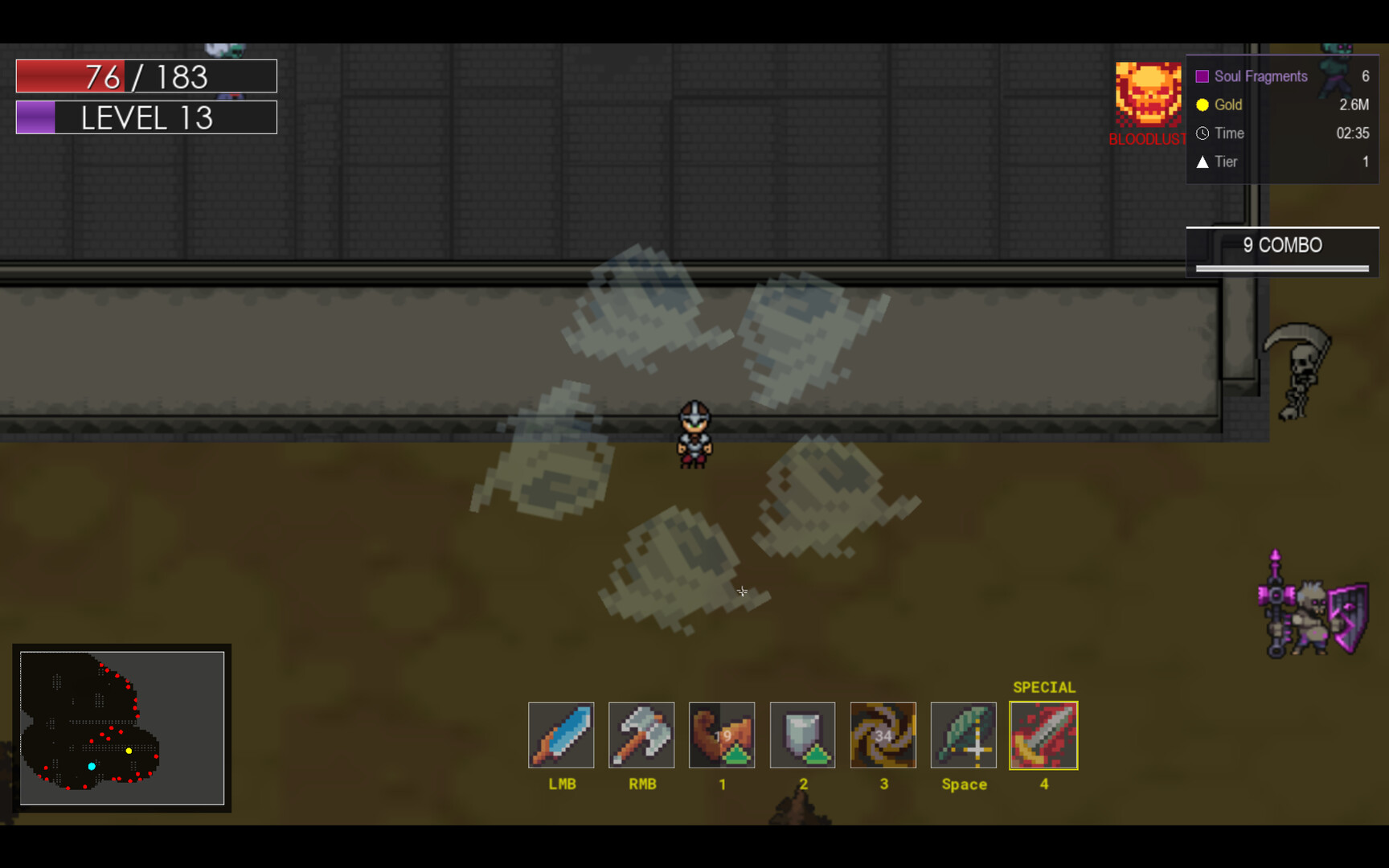 遊戲實機戰鬥畫面展示