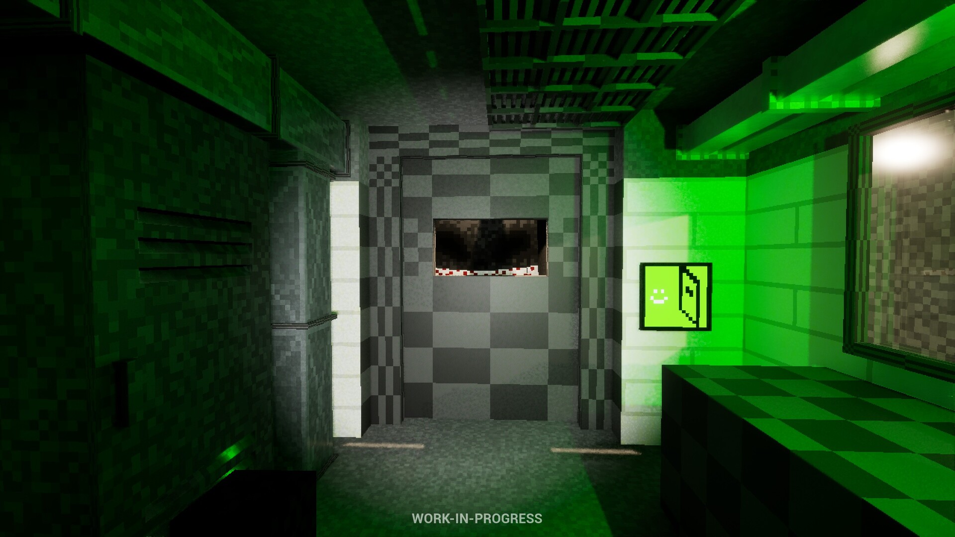 遊戲截圖:詭異的地下設施入口