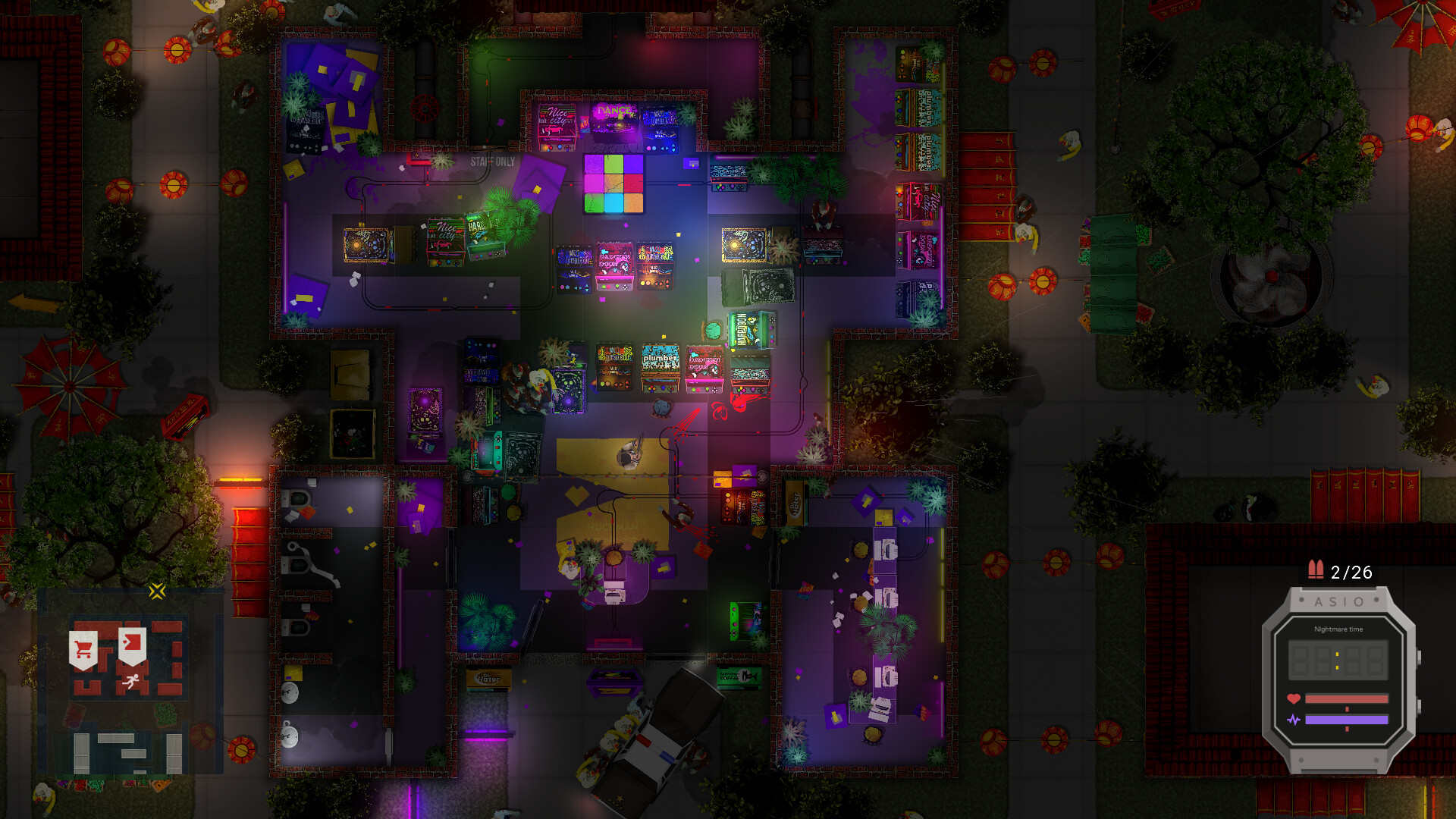 遊戲中的光影效果與室內探索場景