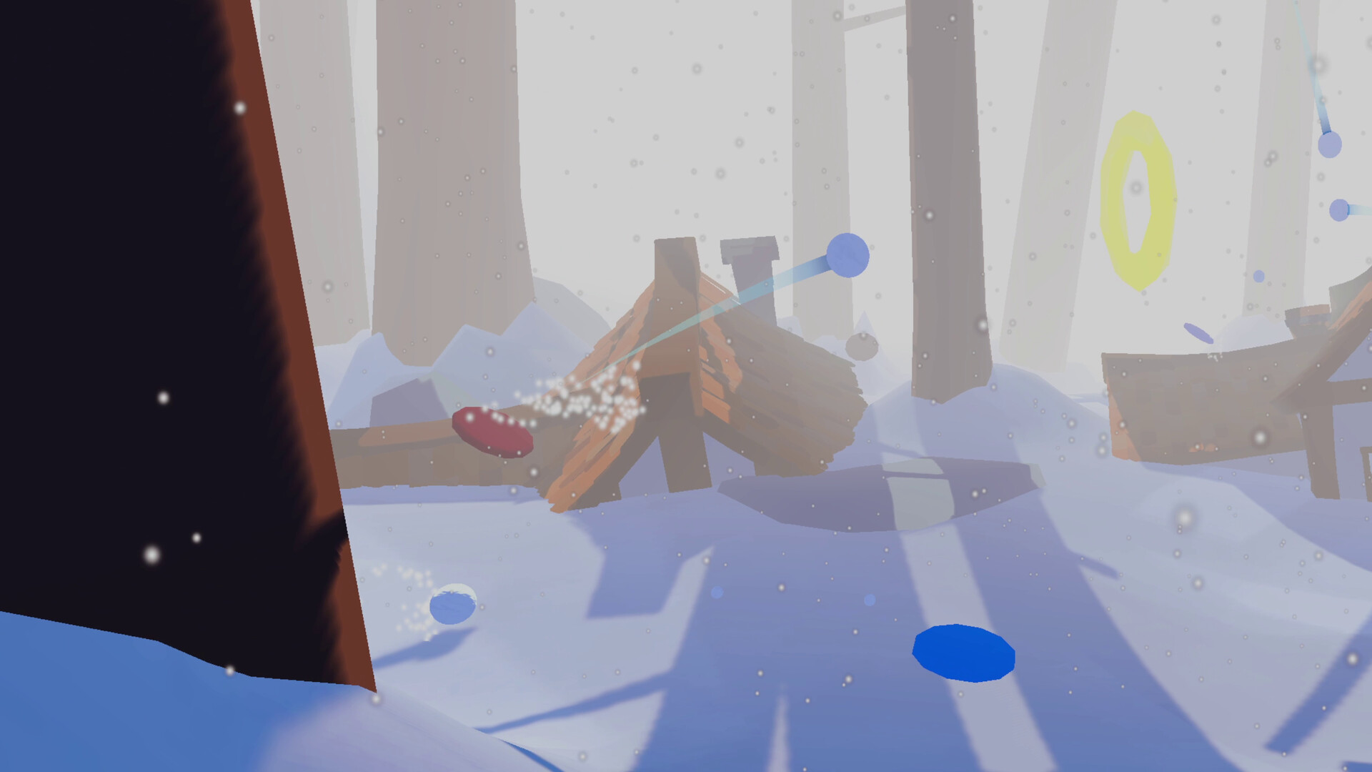 遊戲截圖：粉紅田野的夢幻場景