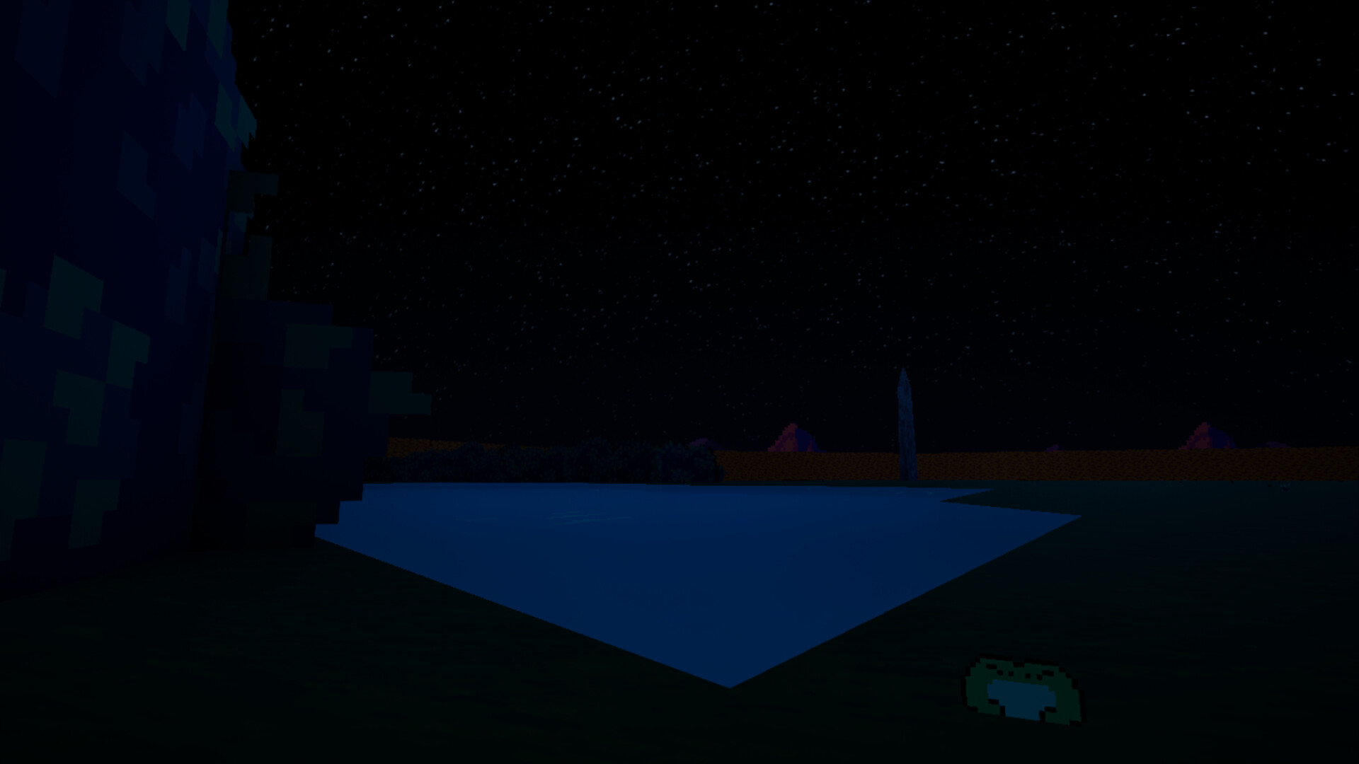 手持法杖進行冒險的第一人稱視角