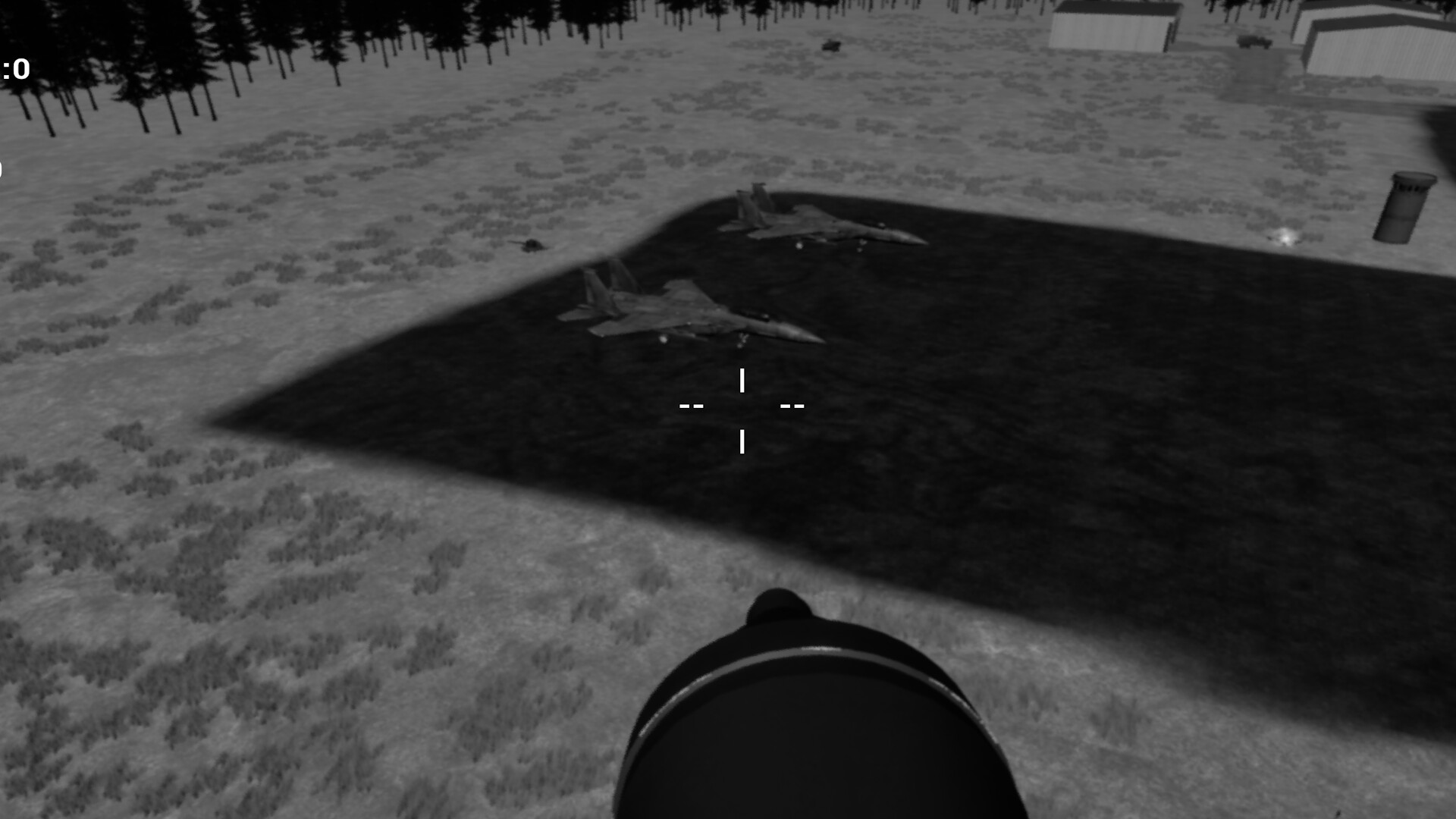 Night Drone 敵方目標標記畫面