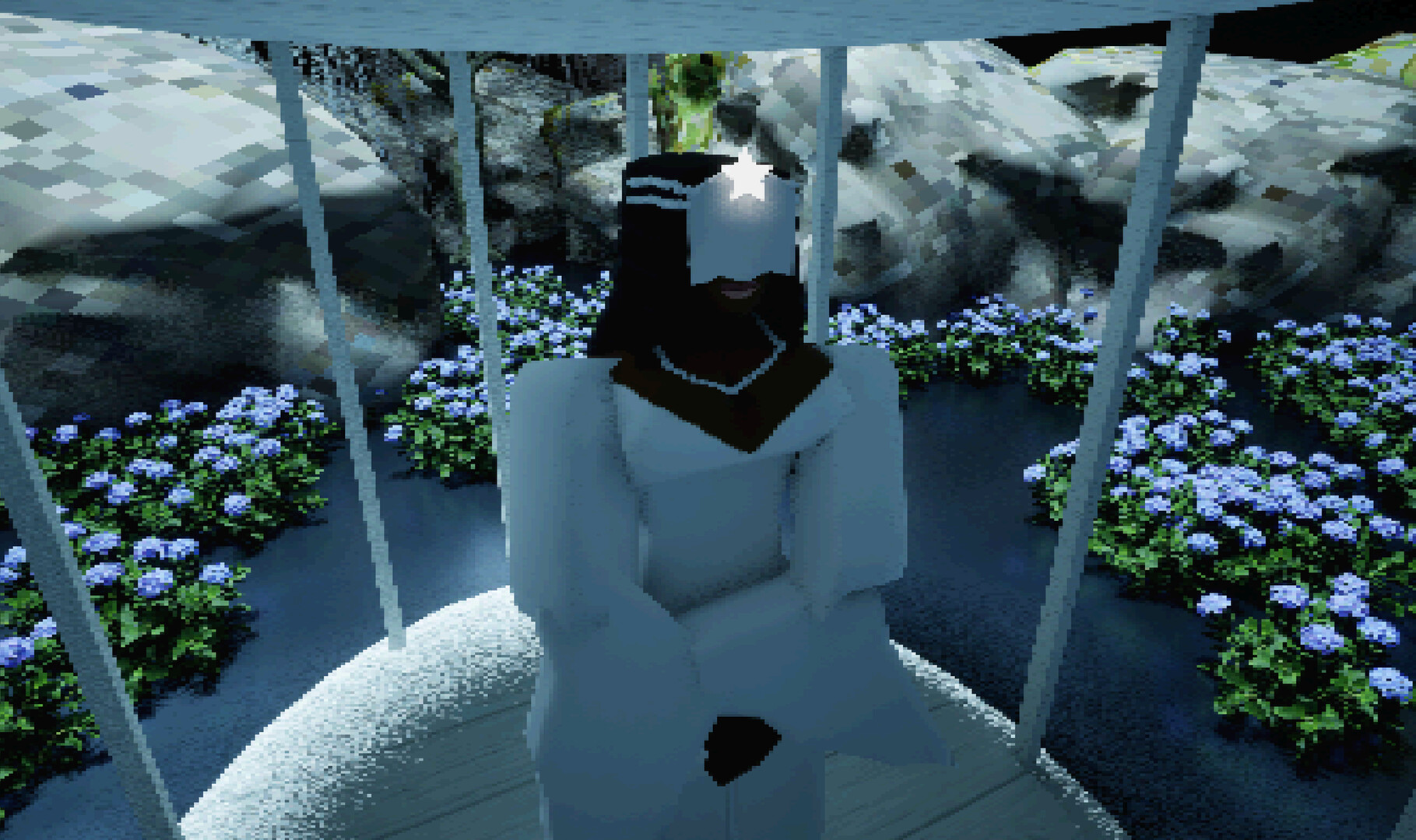 特寫鏡頭展示了遊戲中的物體互動與細節紋理。