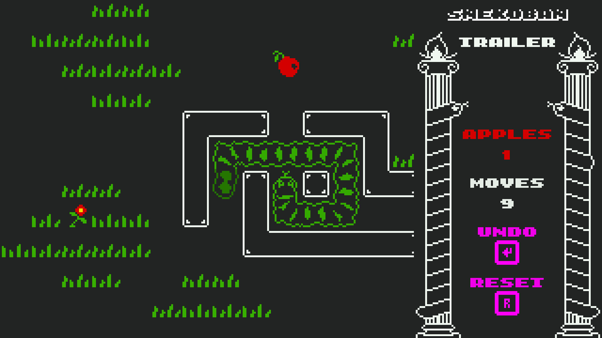 糟糕！小蛇被困住了