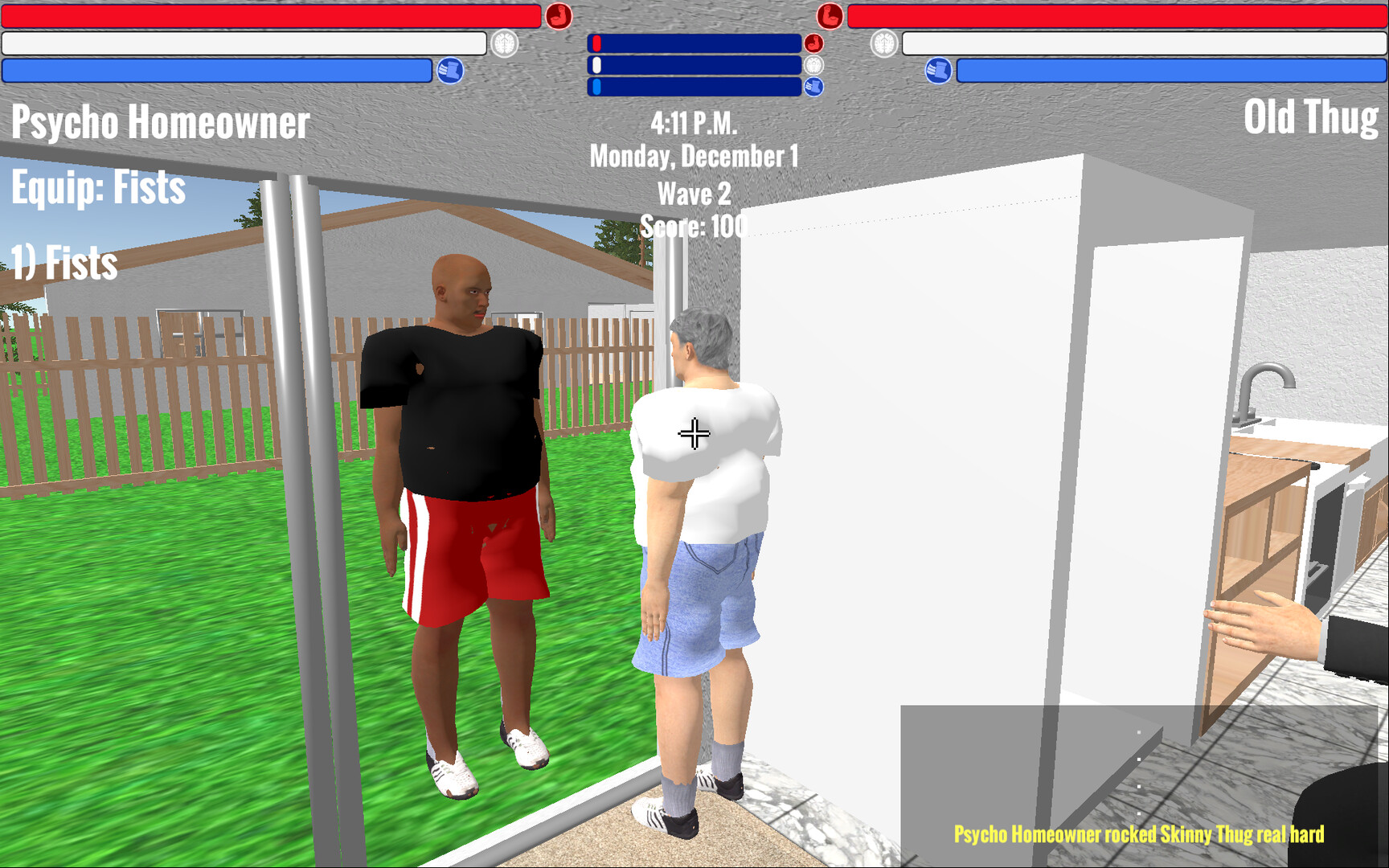 Home Invaders 武器使用與敵人圍攻截圖