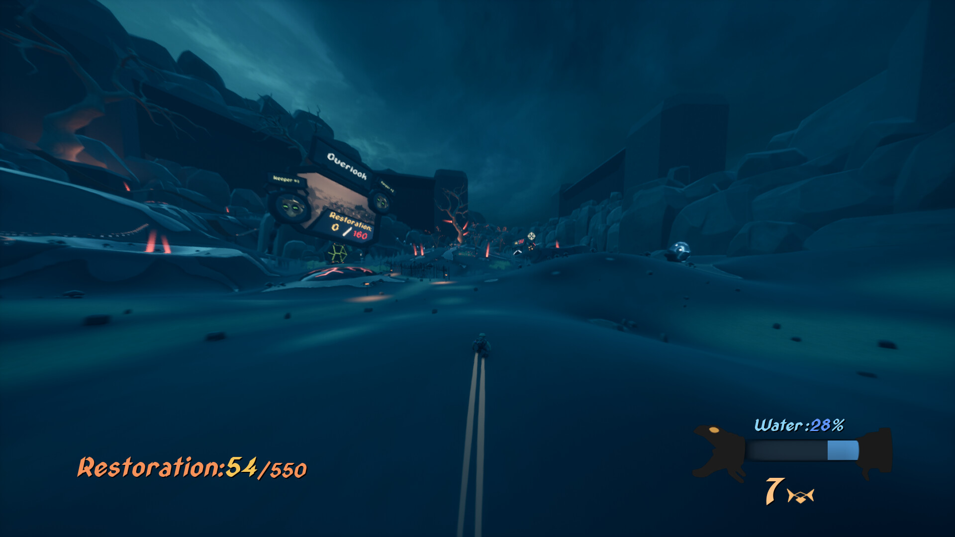 Unkept 高速滑行畫面