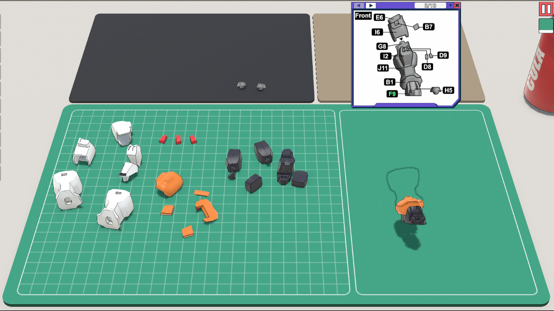 Mech Builder 3D 姿勢擺拍
