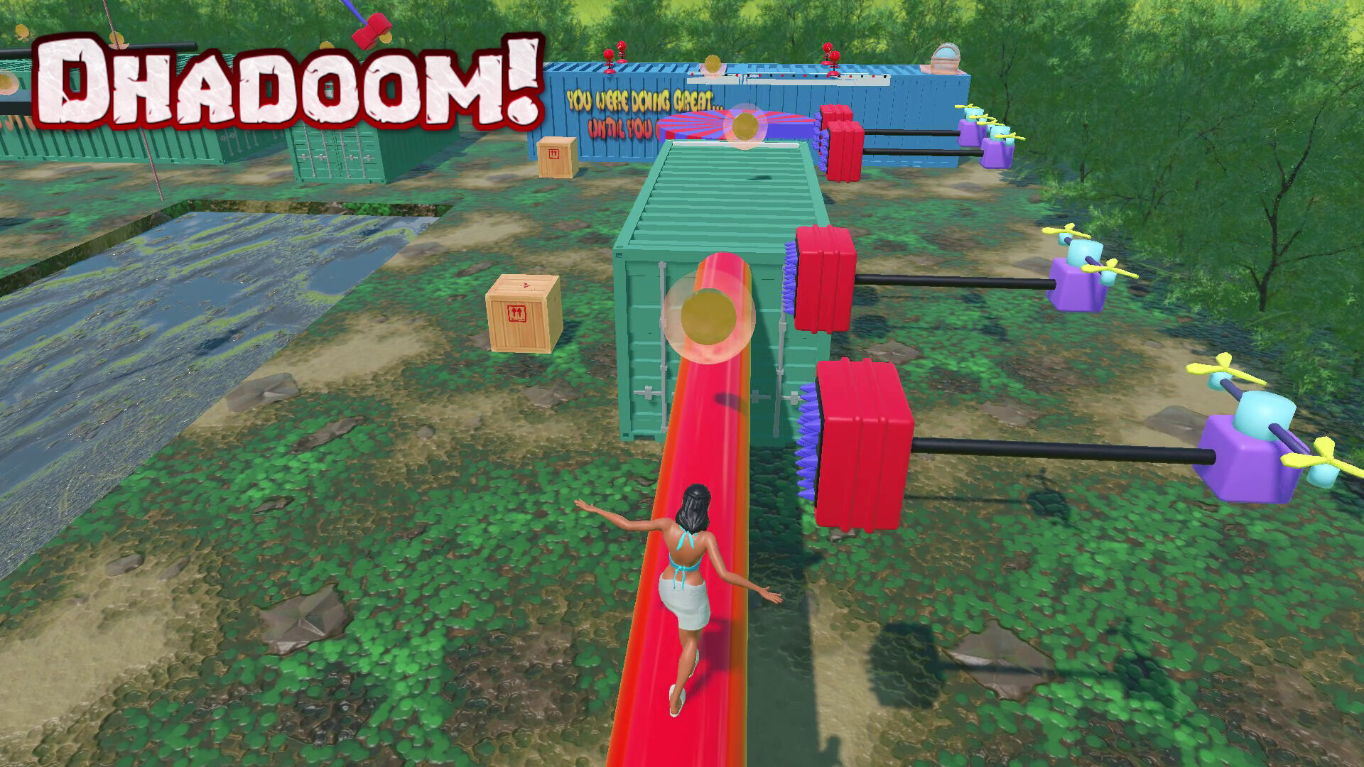 與 AI 對手激戰瞬間