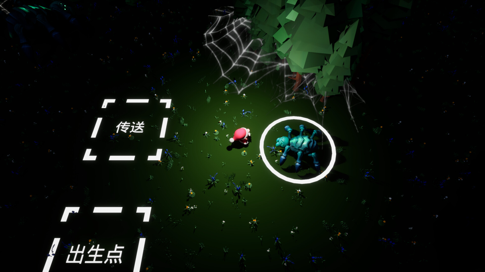 遊戲中的小世界探索場景