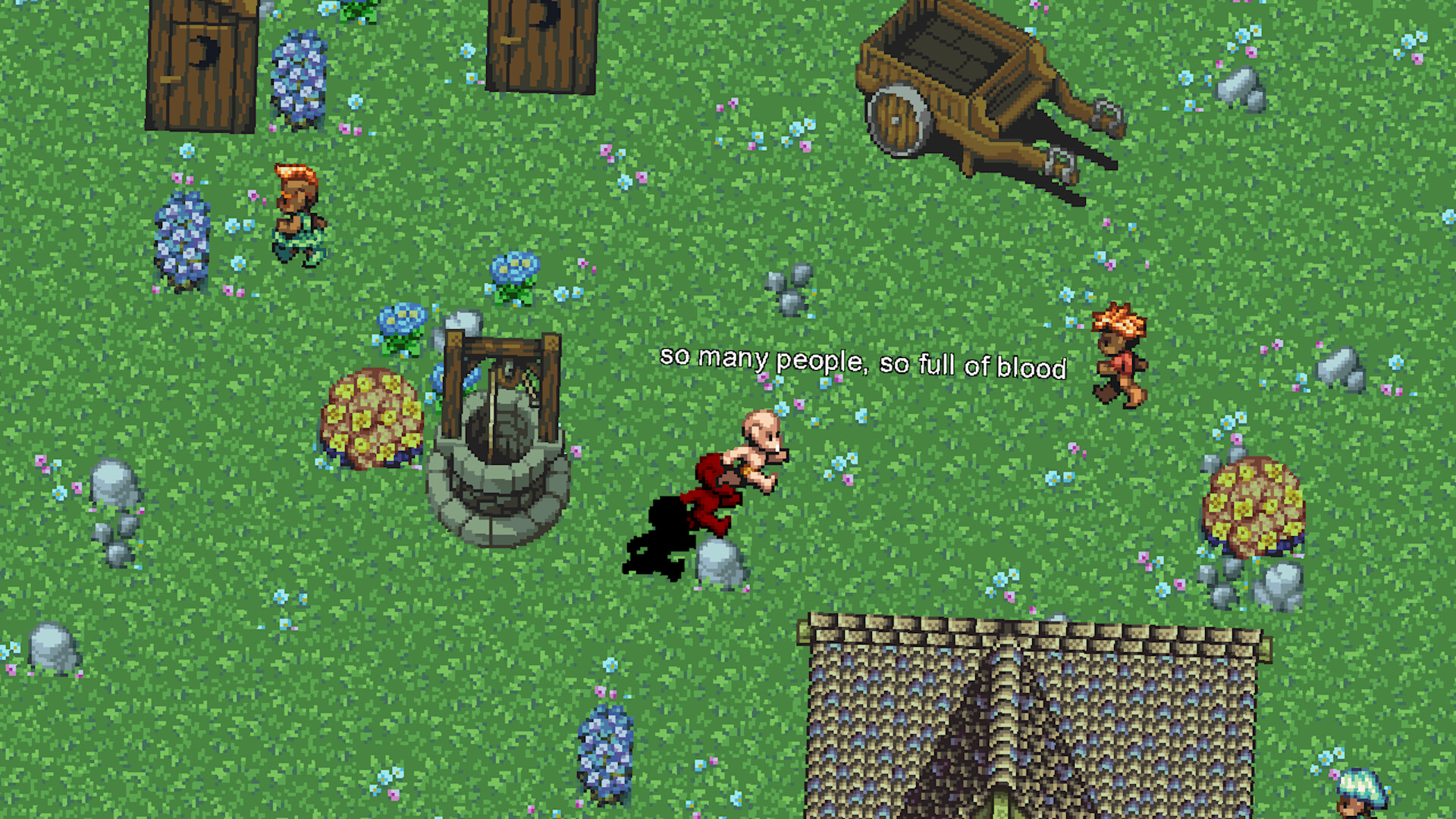 玩家與鎮民之間的互動與衝突